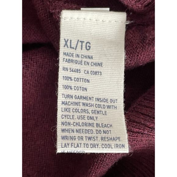 Y2K American Eagle Varsity Sweater Mens XL Oversized Knit Logo Academia Preppy - Picture 6 of 10